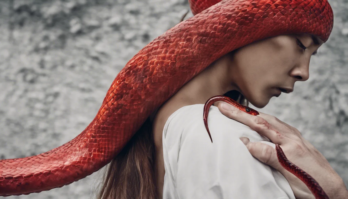 Dream symbol: red snake: scenarios: Dream of Red Snake Bites