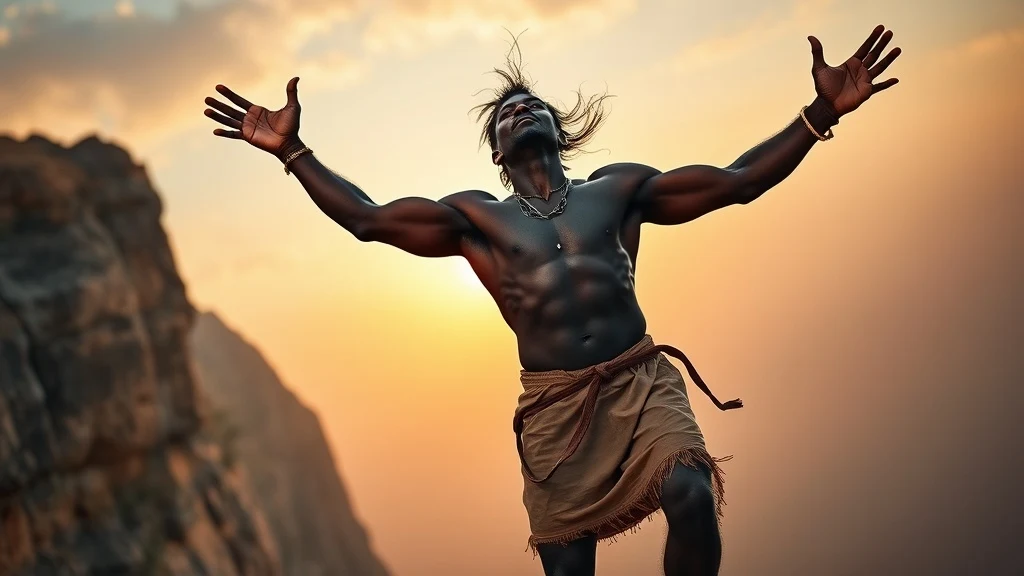 Dream symbol: african man: scenarios: Dream of African Man Jumping
