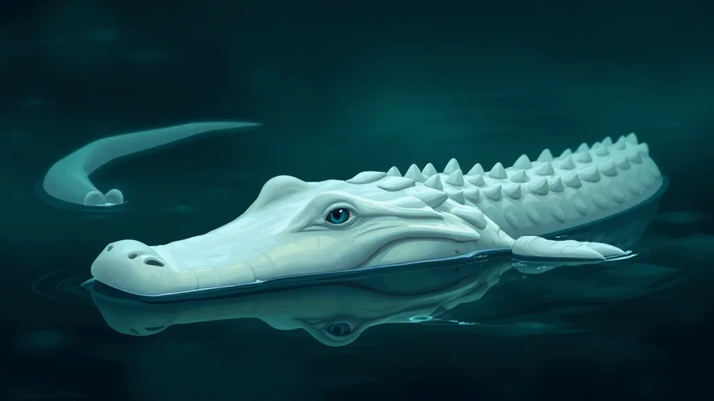 Dream symbol: albino alligator: symbolism: Adaptability and Resilience in Challenging Situations