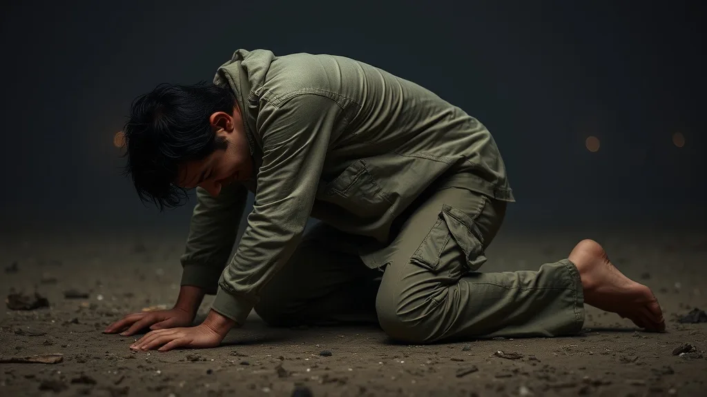 Dream symbol: all fours position: symbolism: Physical and Emotional Exhaustion
