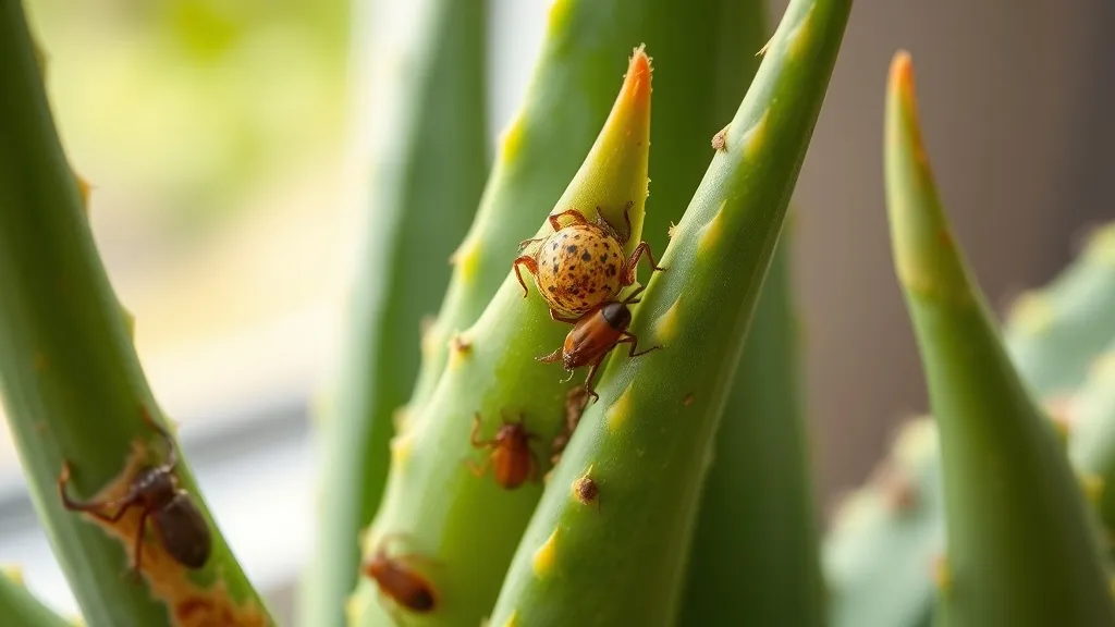 Dream symbol: aloe plant: scenarios: Dream about an aloe plant being attacked by insects or disease