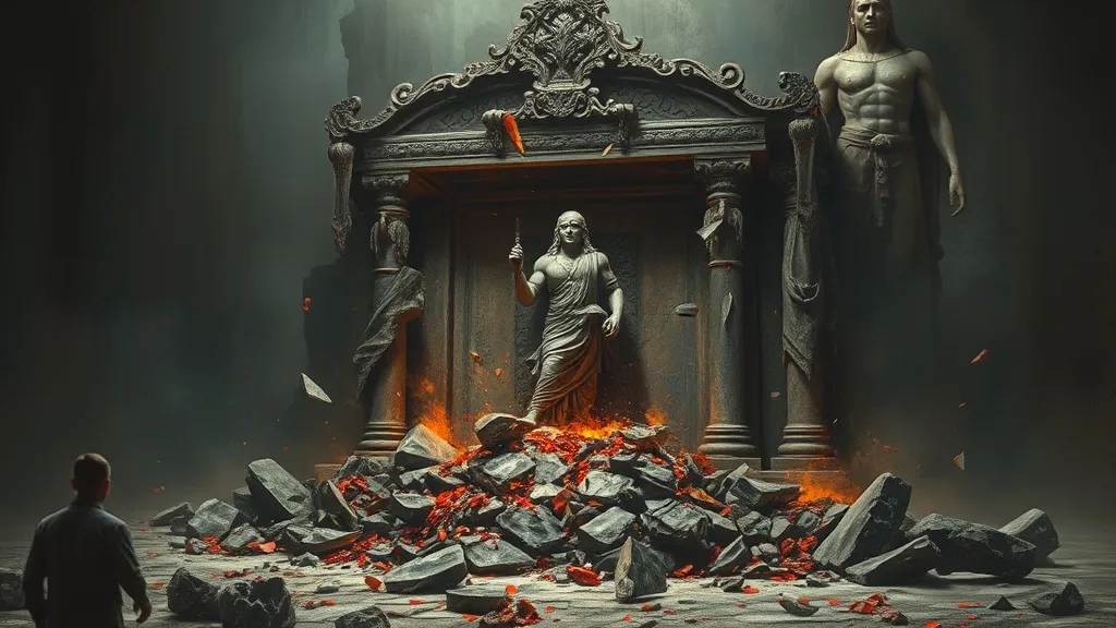 Dream symbol: altar for god: scenarios: Dream about destroying an altar dedicated to a god