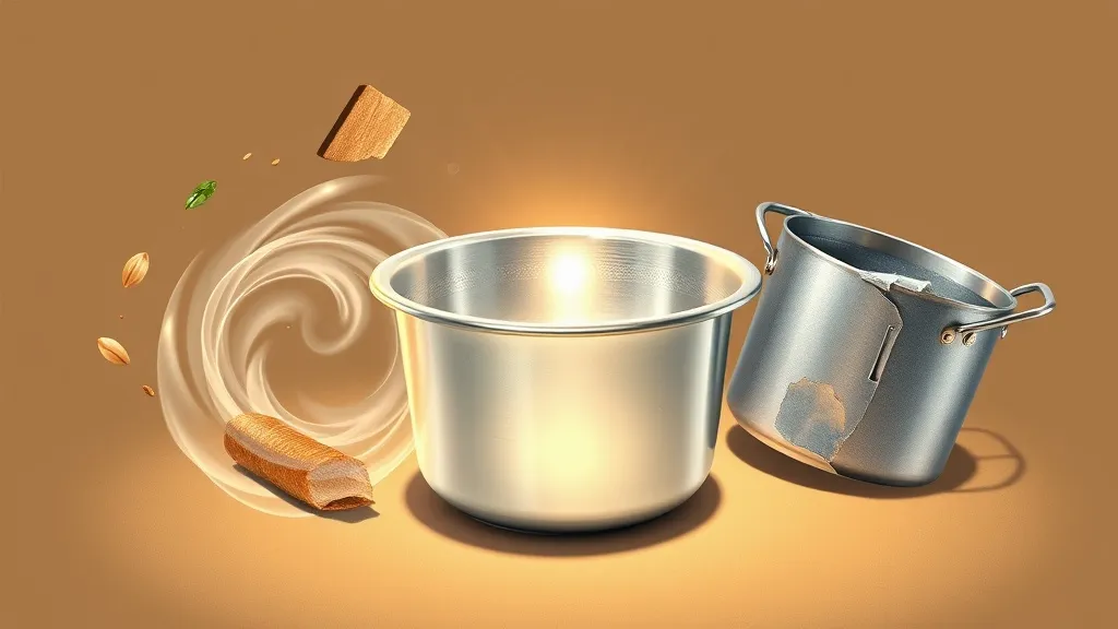 Dream symbol: aluminium pots: symbolism: The Cycle of Preparation and Consumption