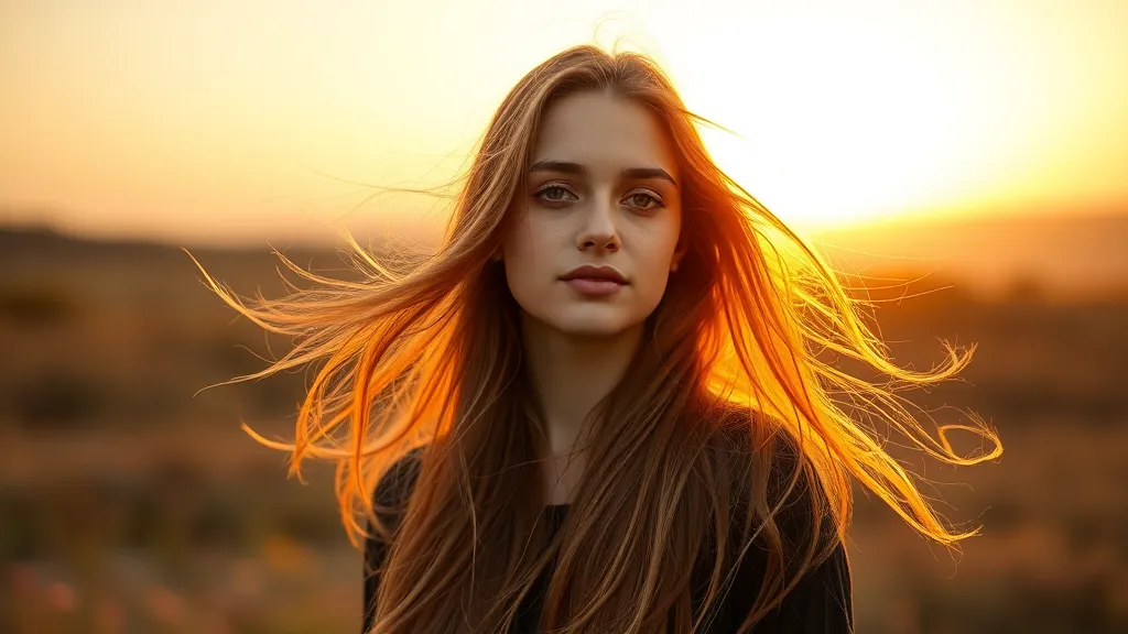 Dream symbol: amber light hair and eyes: scenarios: Dream about Amber Light Hair Flowing in the Wind