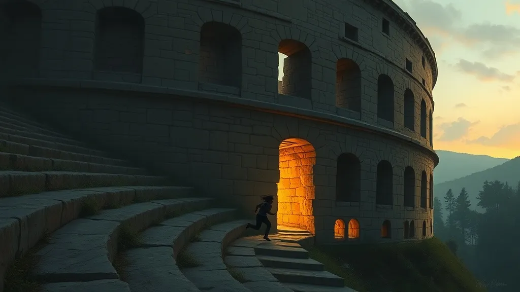 Dream symbol: amphitheater: scenarios: Dreaming about escaping from an amphitheater
