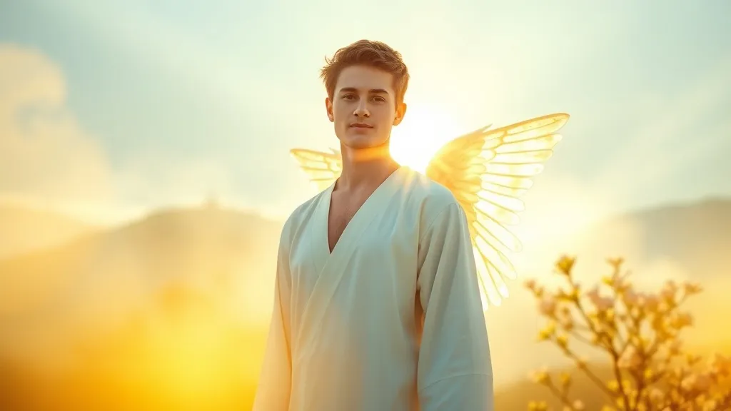 Dream symbol: angel-looking young man: symbolism: Message of Renewal and New Beginnings