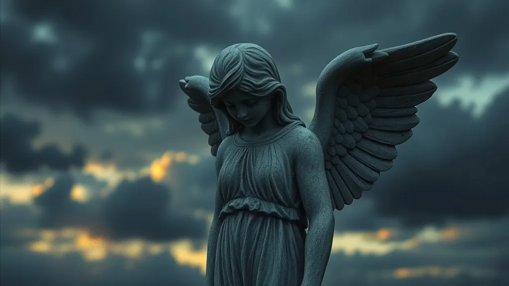 Dream symbol: angel statues: symbolism: The Weight of Responsibility