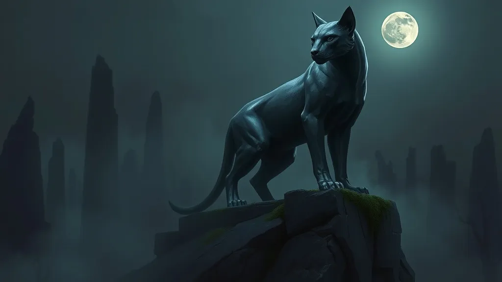 Dream symbol: animal statues: scenarios: Dream about a mysterious or unknown animal statue