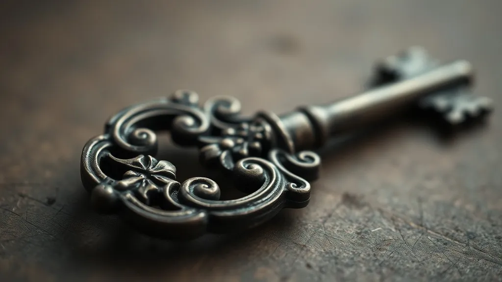 Dream symbol: antique key: symbolism: Overcoming Obstacles and Challenges