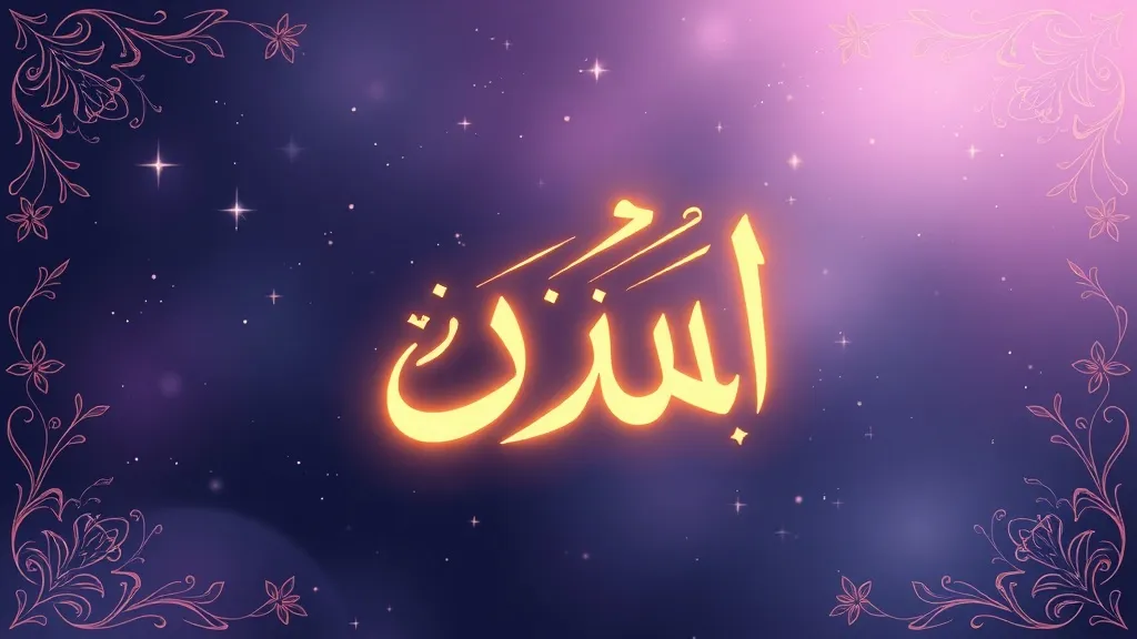 Dream symbol: arabic script: intro