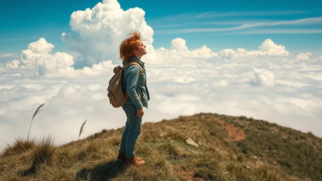 Dream symbol: blue azure clouds: demographics: Travelers with Wanderlust for Distant Lands