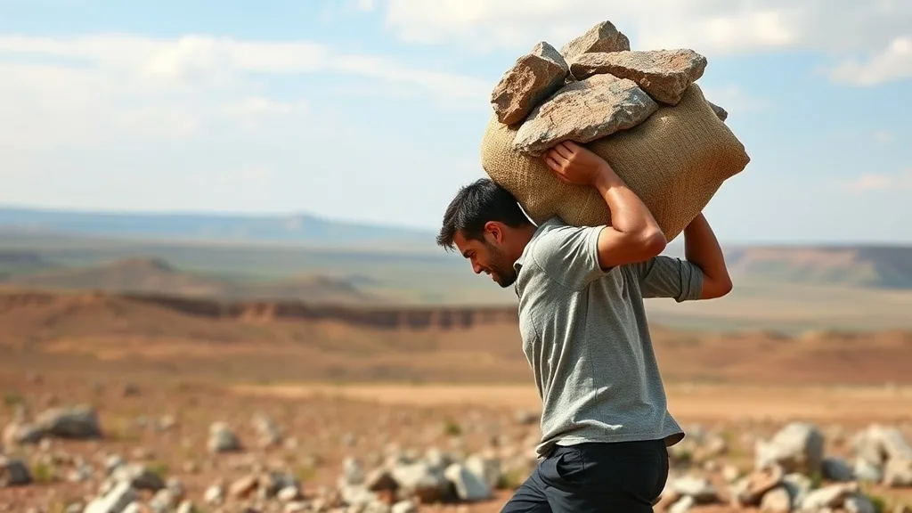 Dream symbol: bag of stones: symbolism: Hidden Potential or Opportunities