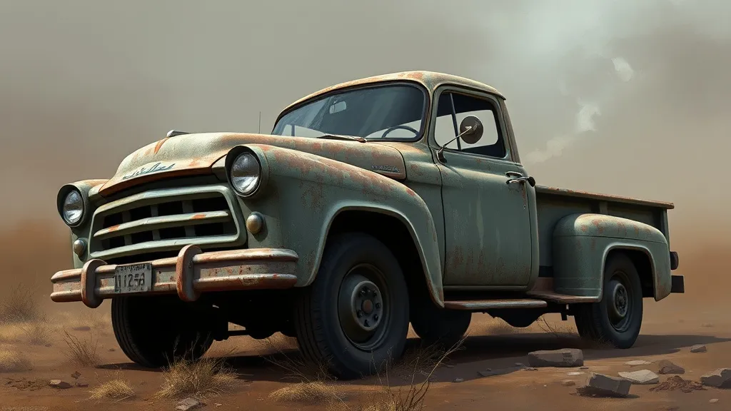 Dream symbol: banged up truck: symbolism: A Sense of Being Overwhelmed