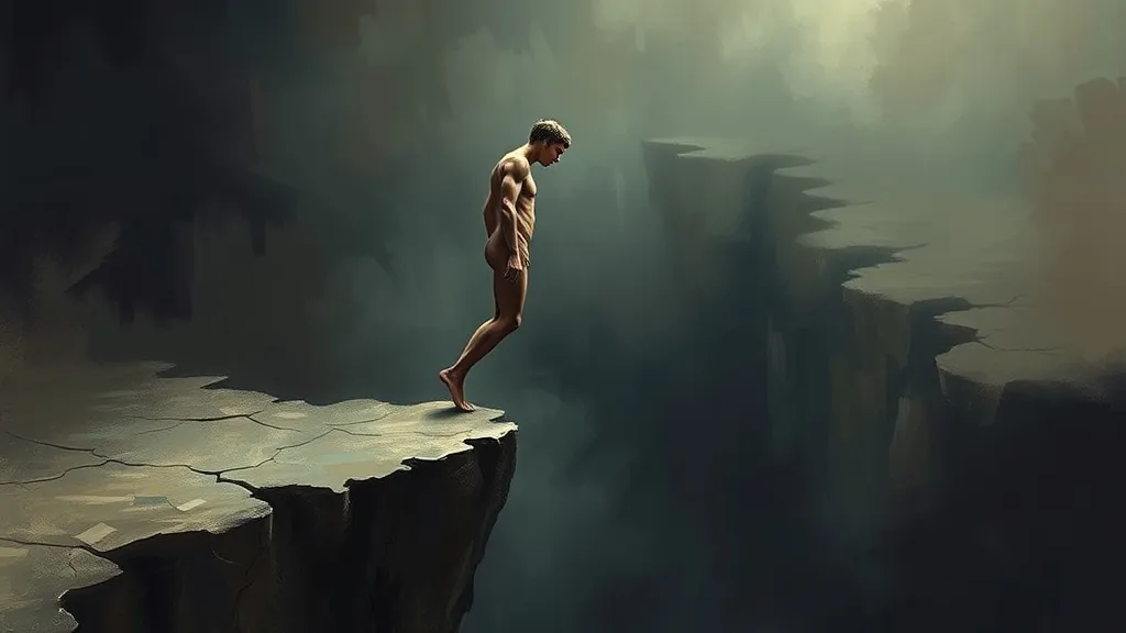 Dream symbol: barely standing: symbolism: Struggling with Internal Conflicts