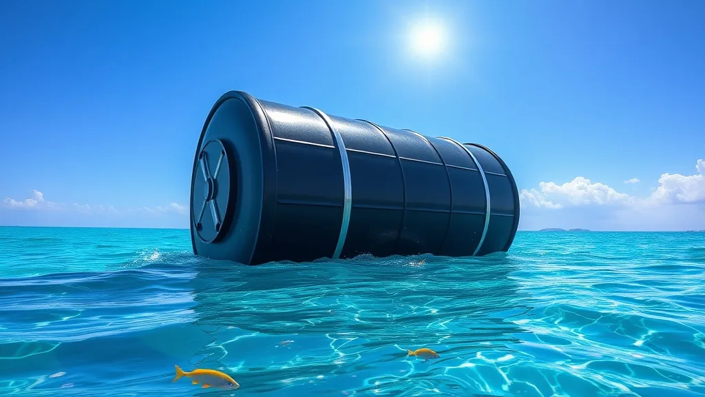 Dream symbol: barrel of oil: scenarios: Dream about a Floating Oil Barrel