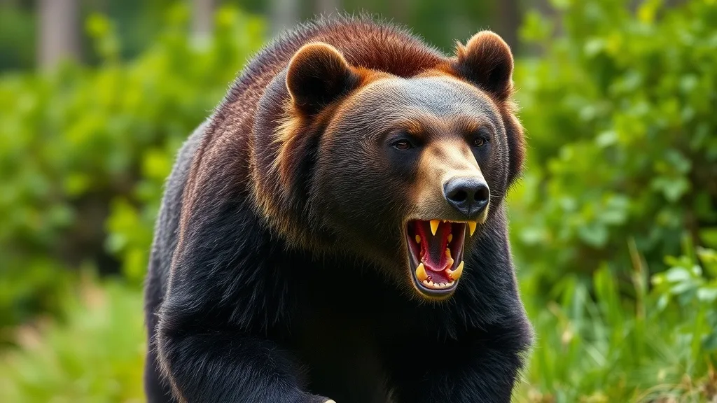 Dream symbol: bear head: symbolism: Aggression and Dominance