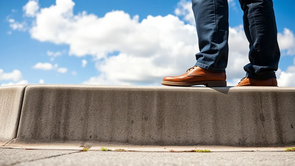 Dream symbol: curb: scenarios: Dream of Stepping Over a Curb