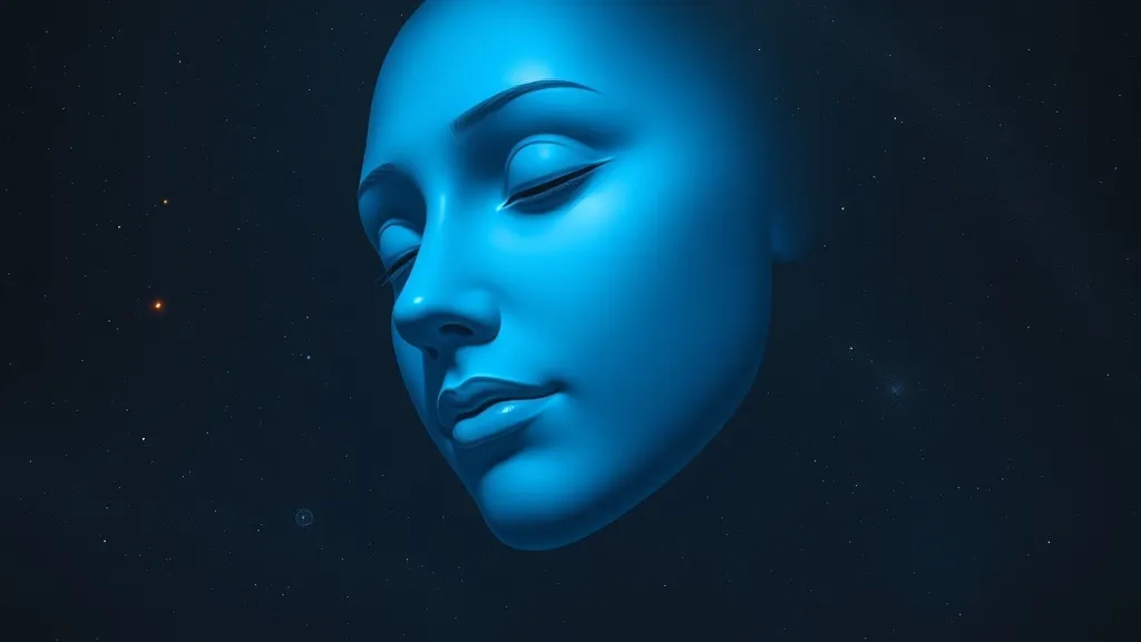 Dream symbol: big blue face: symbolism: Intellectual Curiosity and Exploration