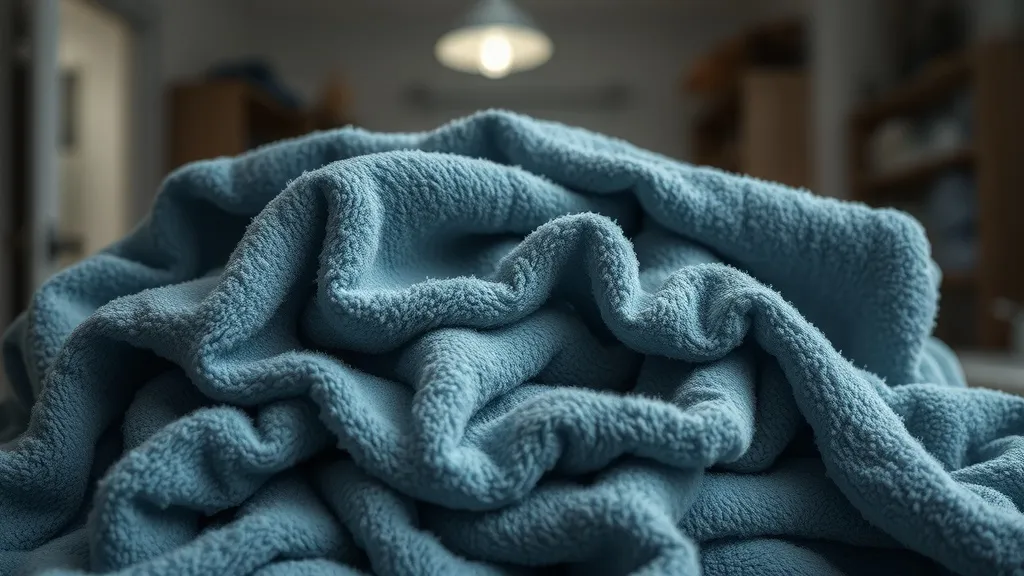 Dream symbol: big blue towels: scenarios: Dream About Old, Faded Blue Towels