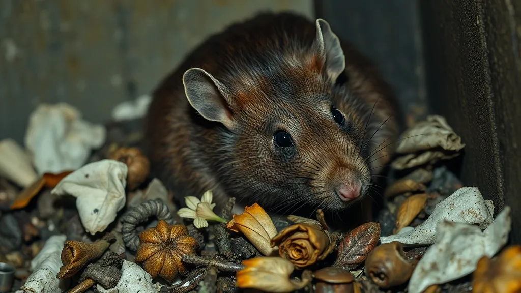 Dream symbol: big brown rat: symbolism: Dirty, Unpleasant Situations