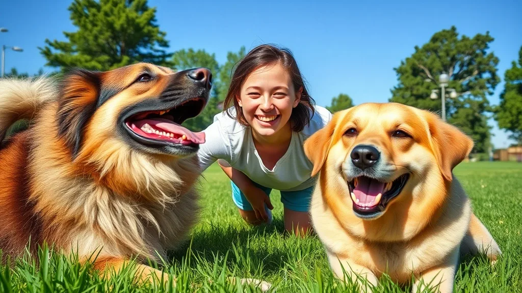 Dream symbol: big dogs: scenarios: Dream of Playing with Big Dogs