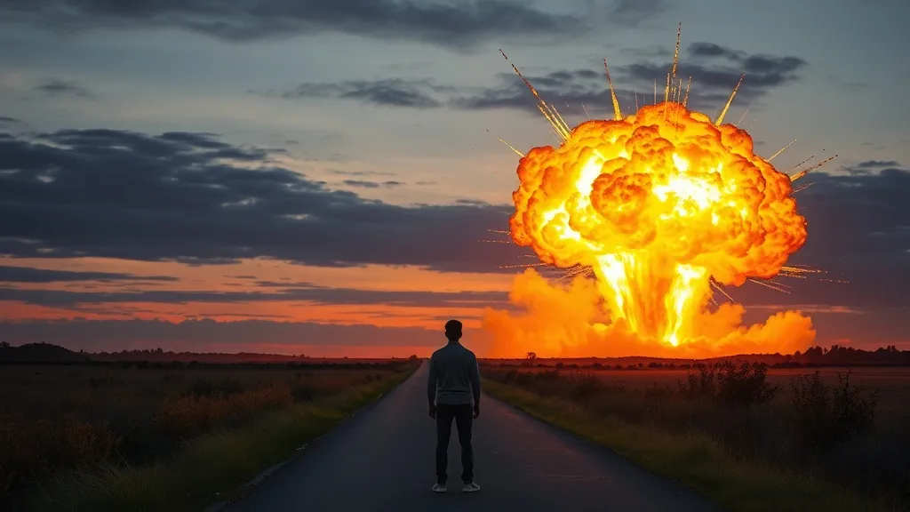 Dream symbol: big explosion: symbolism: Unexpected Life Changes or Upheaval
