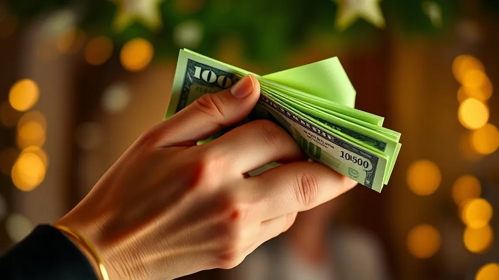Dream symbol: big green bills: scenarios: Dream about Receiving a Big Green Bill as a Gift