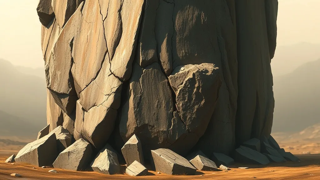 Dream symbol: big rocks: scenarios: Dream About Rocks Crumbling or Breaking