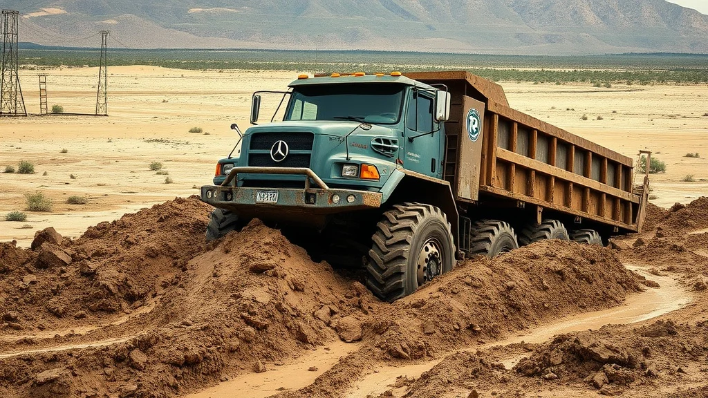 Dream symbol: big truck: scenarios: Dream of a Big Truck Stuck in Mud
