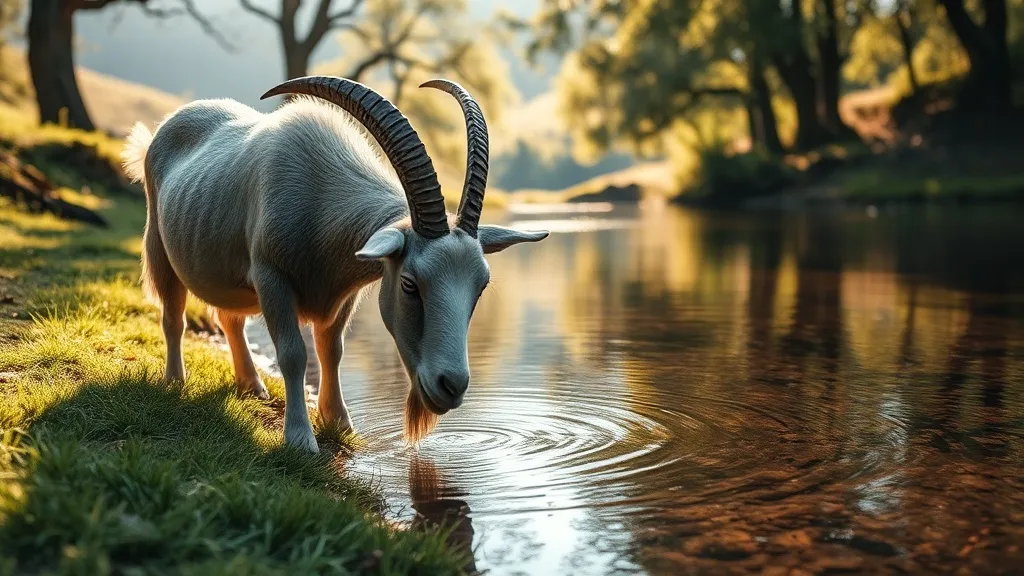 Dream symbol: billy goats: scenarios: Dream of a Billy Goat Drinking Water