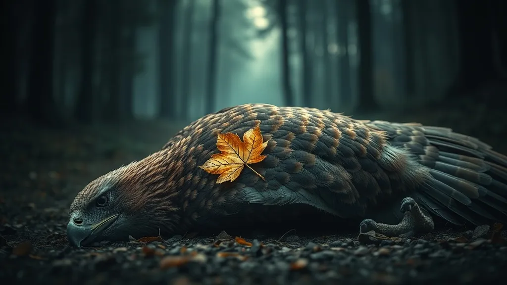 Dream symbol: birds of prey: scenarios: Dream About a Dead Bird of Prey
