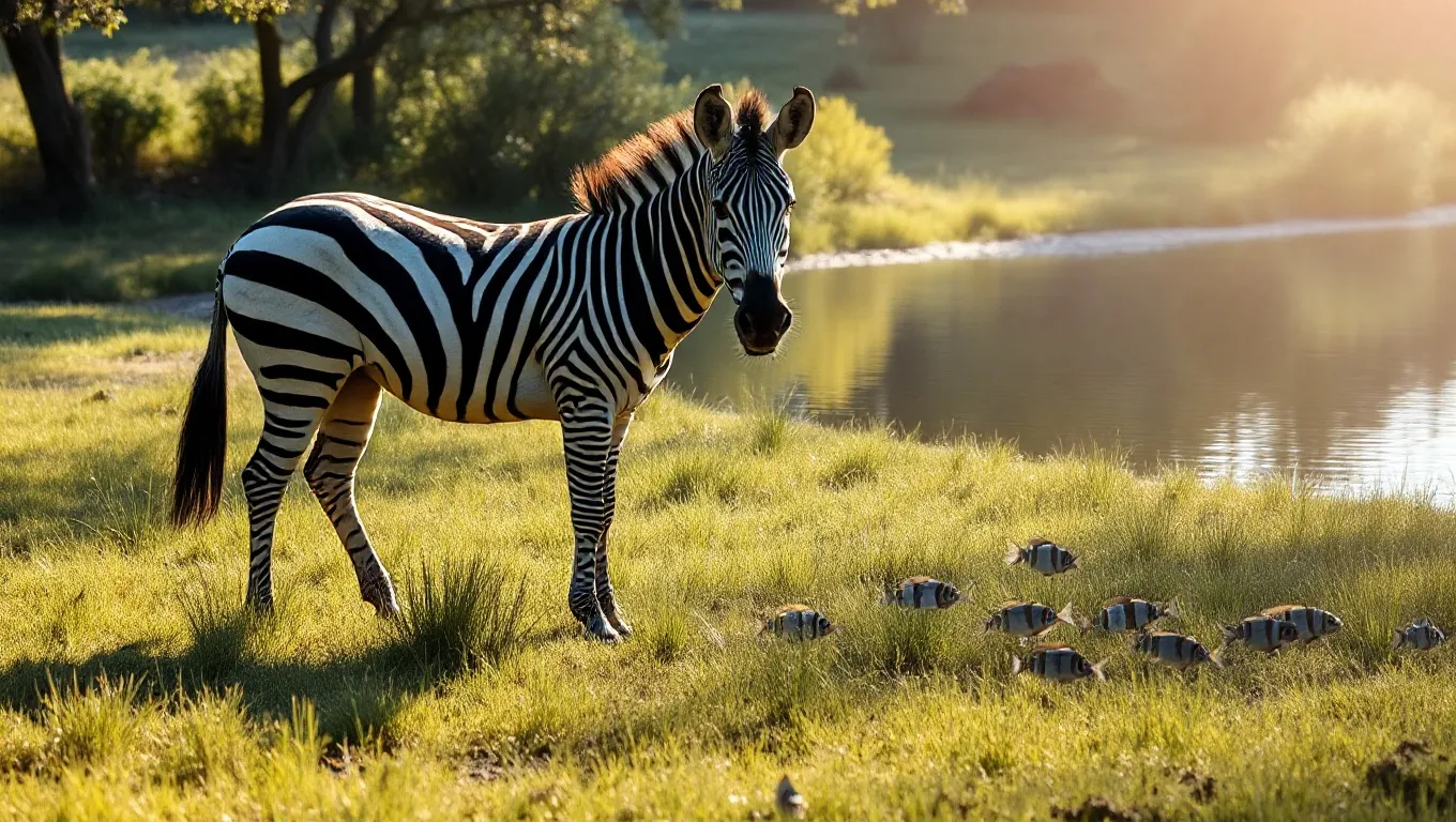 Dream symbol: black and white imagery: scenarios: Dream of Black and White Striped Animals Dream symbol: black and white imagery: scenarios: Dream of Black and White Striped Animals