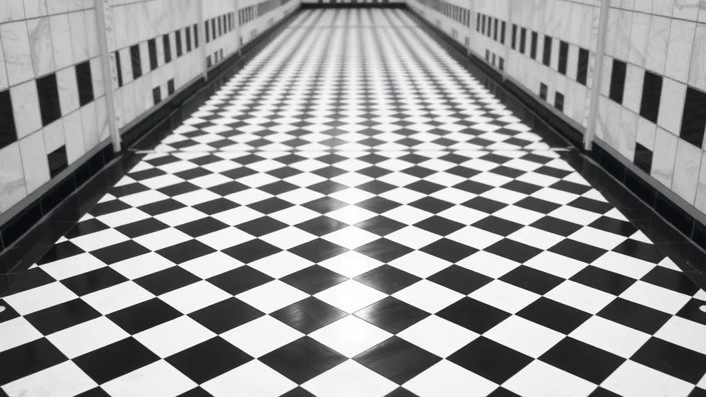 Dream symbol: black and white tiled floors: symbolism: Security and Instability