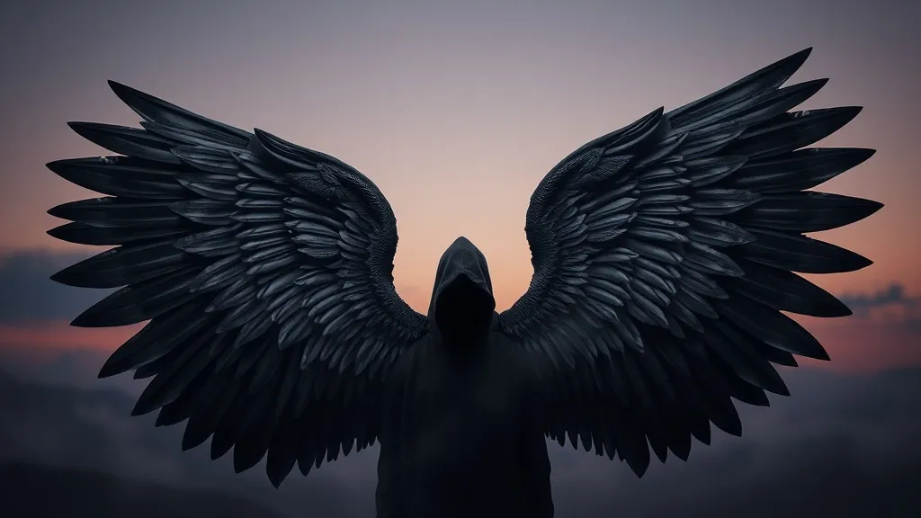 Dream symbol: black angel wings: demographics: Psychology Enthusiasts and Dream Analysts