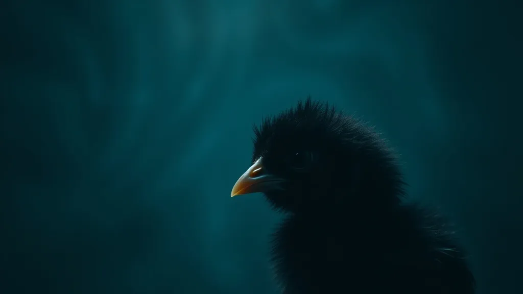 Dream symbol: black baby chicken: symbolism: The Shadow Self and Unconscious Desires