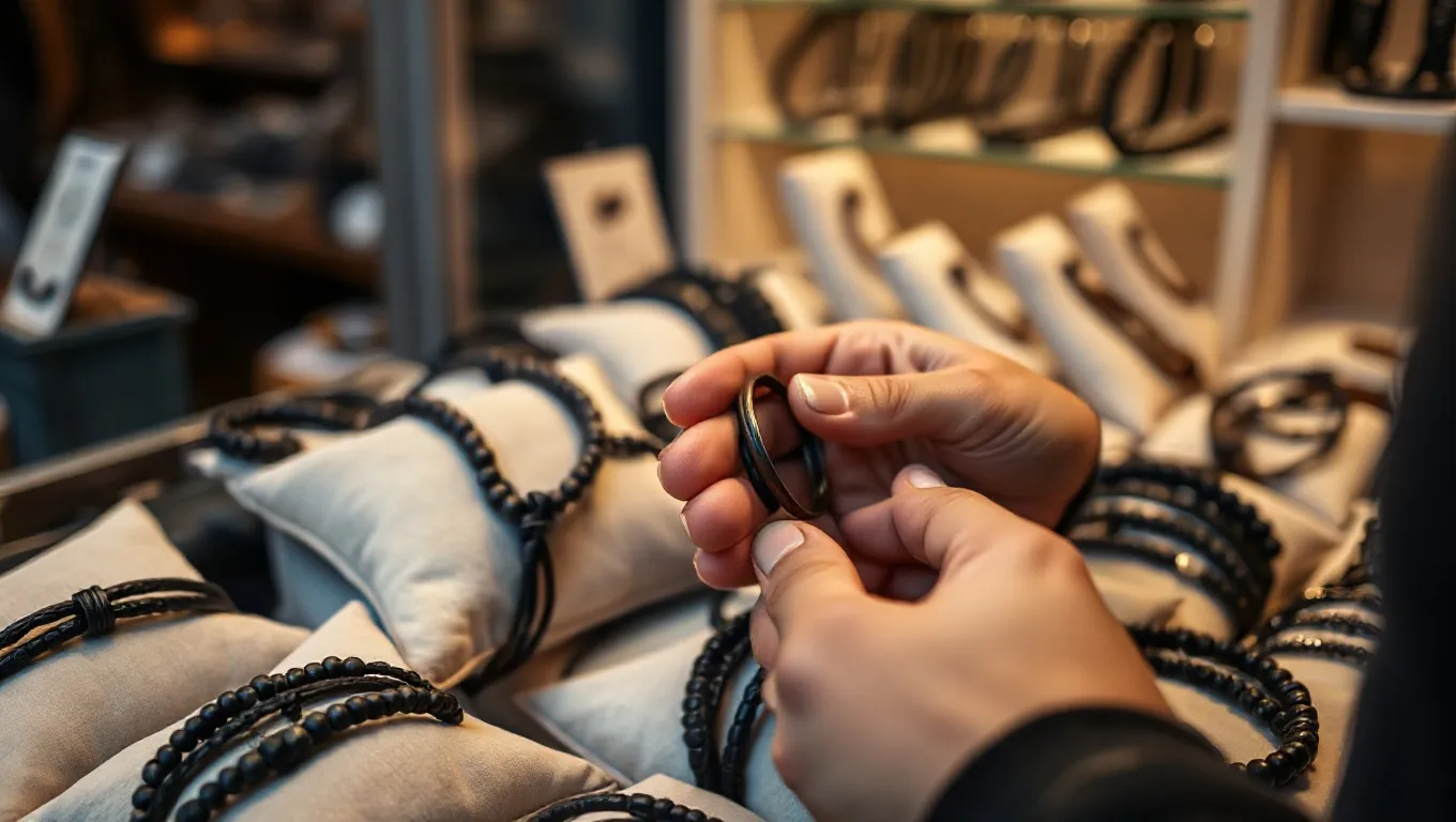 Dream symbol: black bracelets: scenarios: Dream about Buying Black Bracelets Dream symbol: black bracelets: scenarios: Dream about Buying Black Bracelets