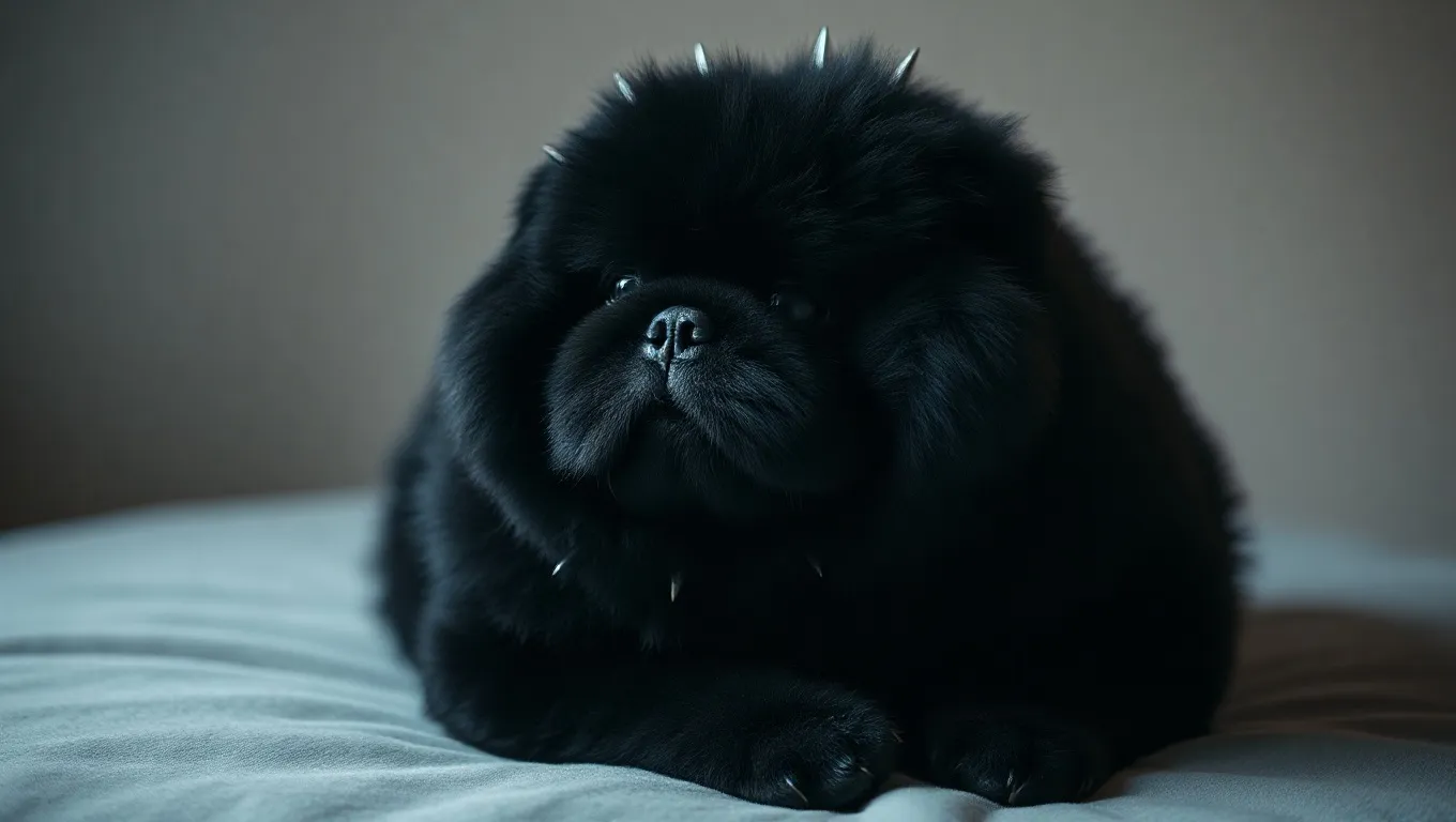 Dream symbol: black chubby dog with spikes: symbolism: Interpretation of Comfort Mixed with Aggression Dream symbol: black chubby dog with spikes: symbolism: Interpretation of Comfort Mixed with Aggression