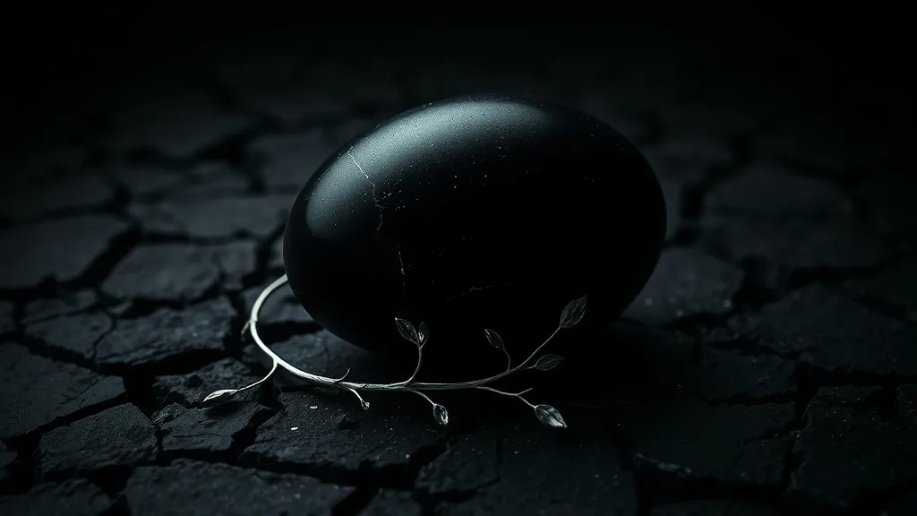 Dream symbol: black egg: symbolism: Fertility and Creativity, but with a Twist