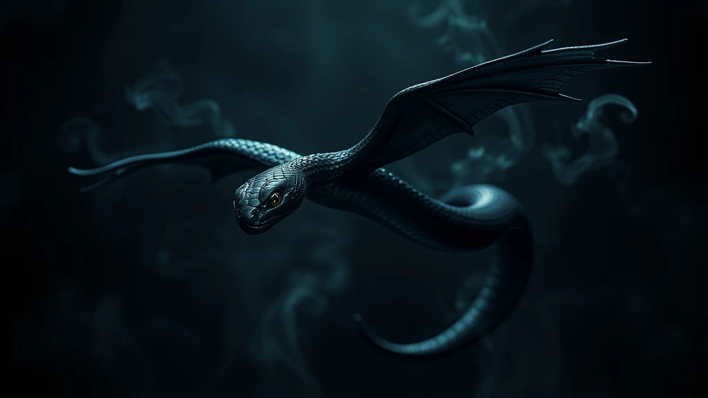 Dream symbol: black flying snake: intro
