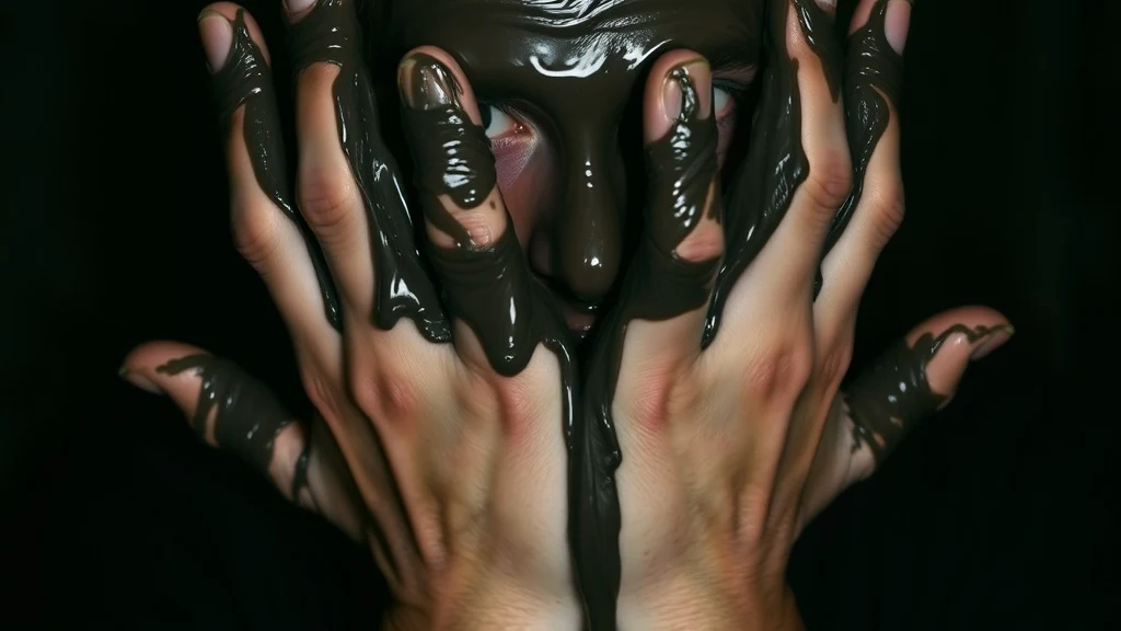 Dream symbol: black goo: scenarios: Dream of black goo on hands