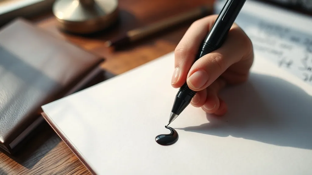 Dream symbol: black ink pen: scenarios: Dream of Writing with a Black Ink Pen