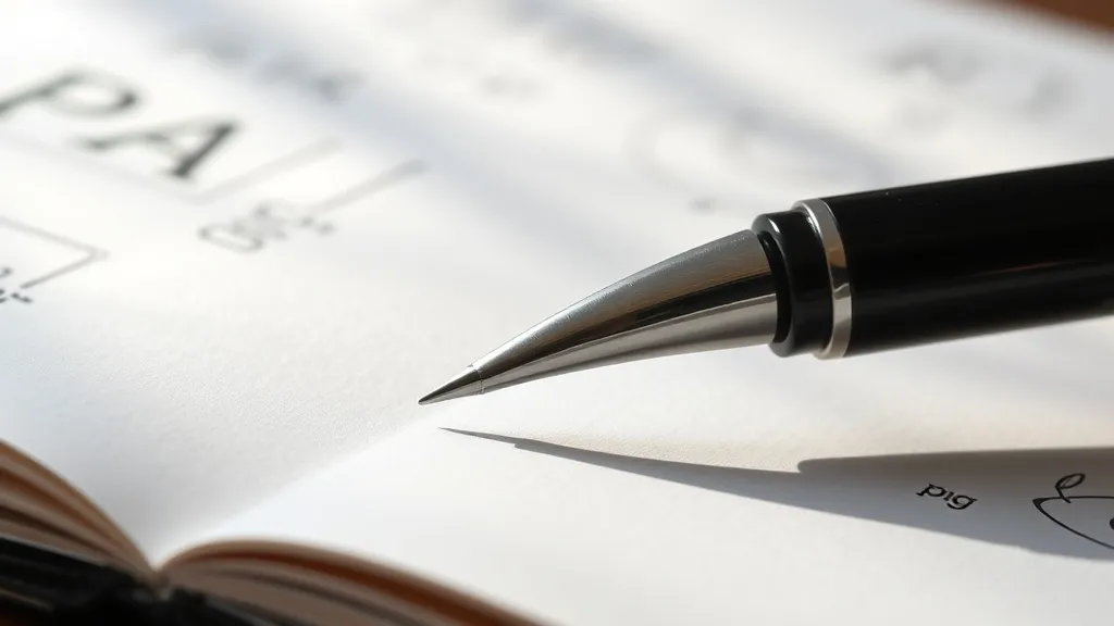 Dream symbol: black ink pen: symbolism: Emblem of Problem-Solving and Decision Making