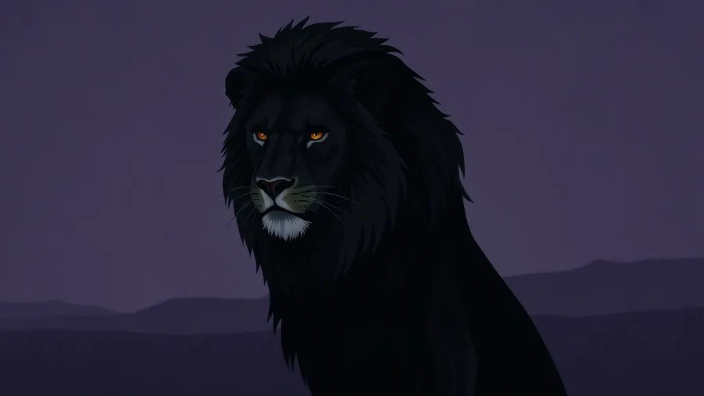 Dream symbol: black lion: symbolism: Protecting Inner Vulnerability