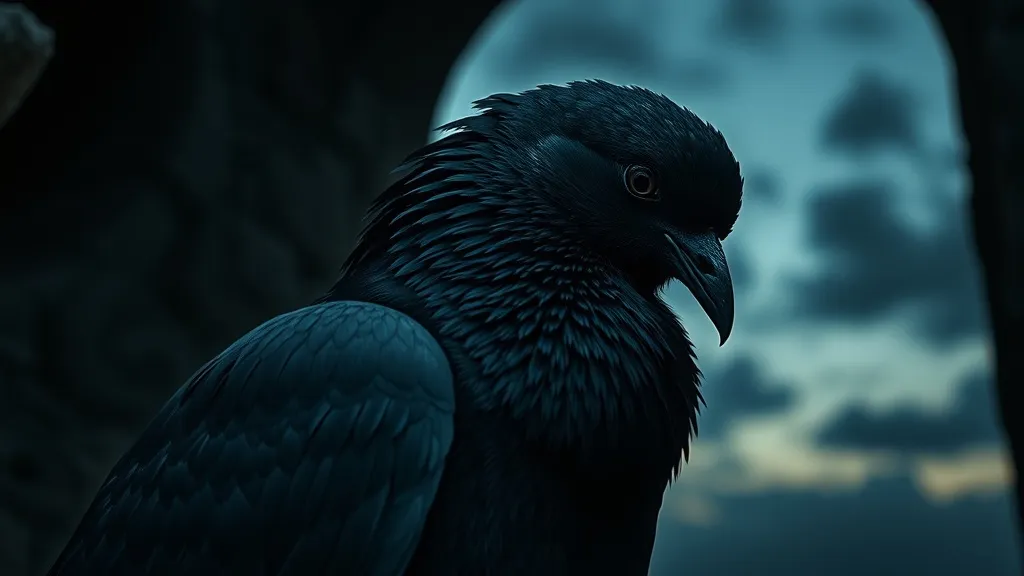 Dream symbol: black maltese pigeons: symbolism: Shadow Self and Inner Darkness