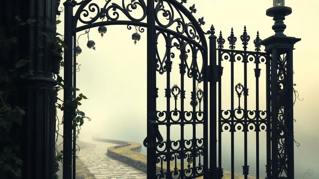Dream symbol: black metal gate: scenarios: Dream of a Black Metal Gate Opening Easily