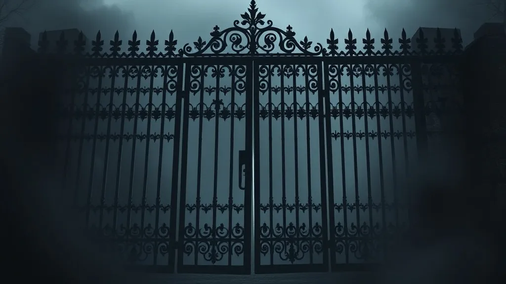 Dream symbol: black metal gate: symbolism: Control and Power Dynamics