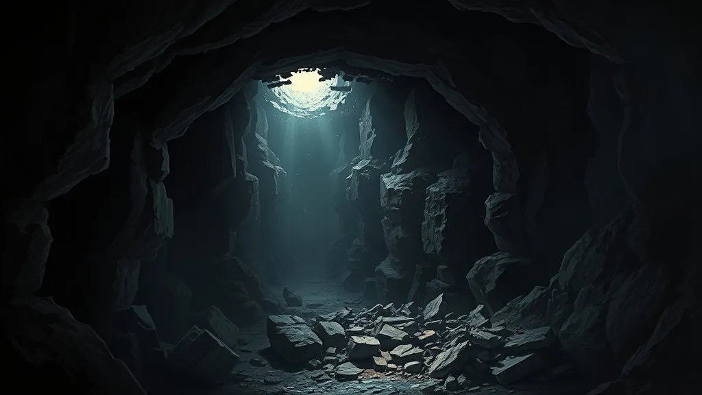 Dream symbol: black mine: scenarios: Dream about destruction in a black mine