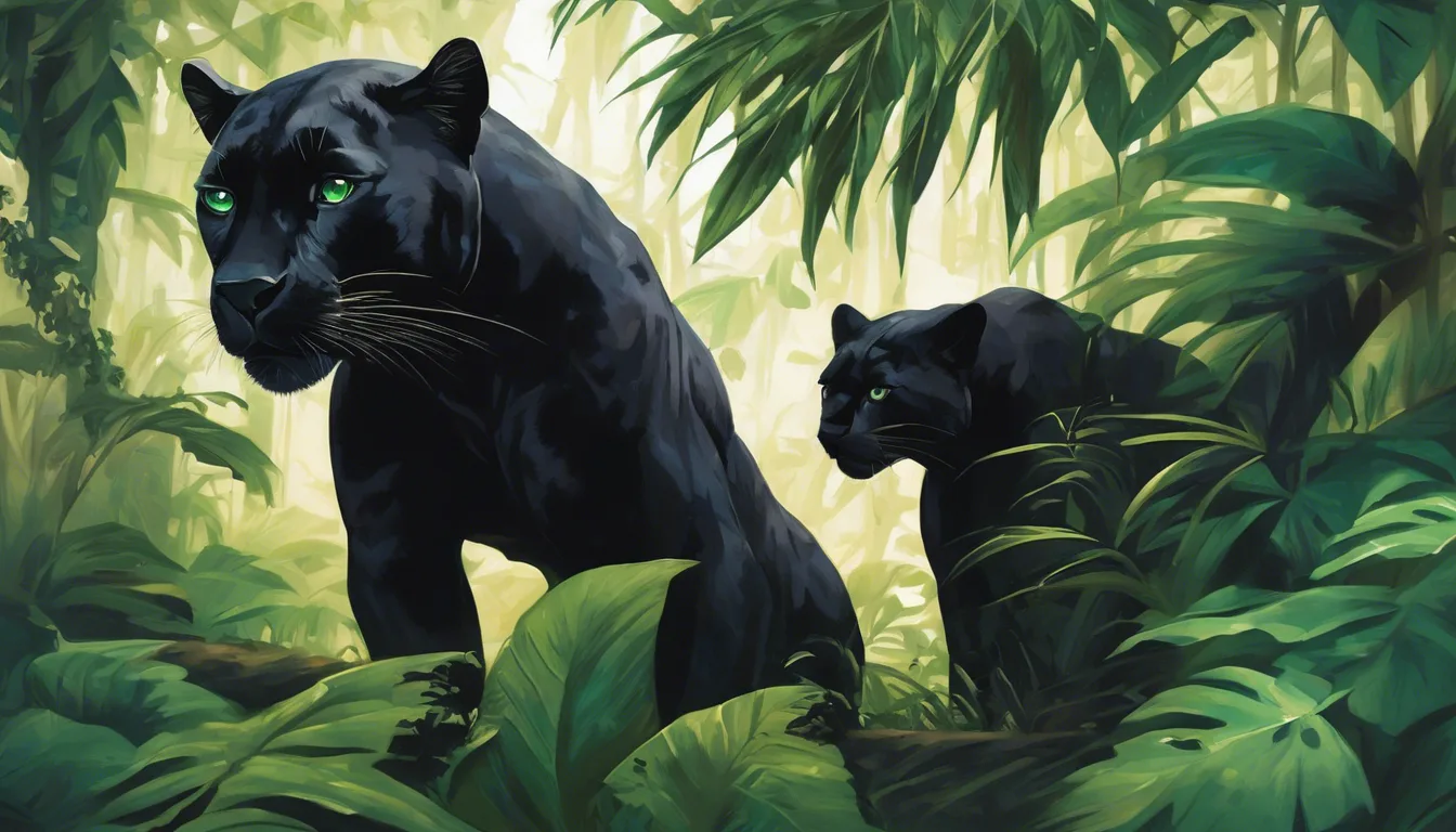 Dream symbol: black panther: scenarios: Dream of a Black Panther in Your House