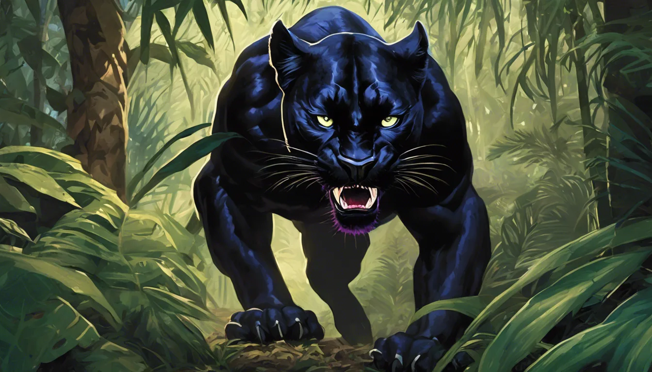 Dream symbol: black panther: scenarios: Dream of a Black Panther Killing Prey
