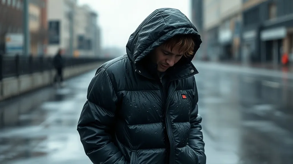 Dream symbol: black puffer jacket: scenarios: Dream About Wearing a Wet Black Puffer Jacket